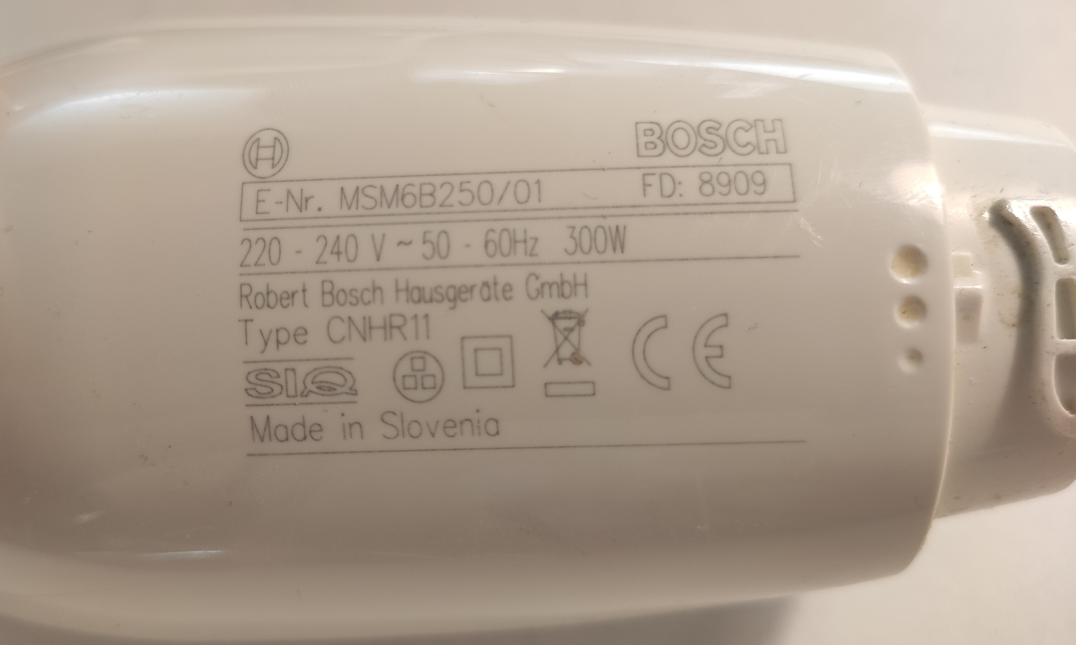 Bosch palični mešalnik – pogled 3
